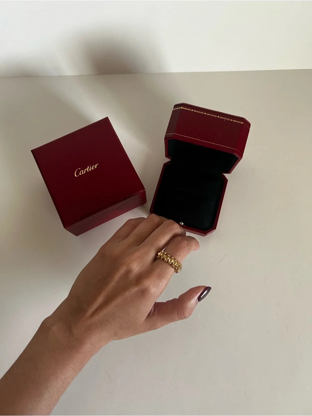 Cartier Clash Medium Ring with Red Presentation Box